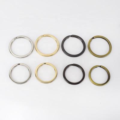 China MeeTee H2-2 Alloy Metal Flat Snap Clip Making Bags Toys Jewelry Parts Accessories Key Chain O Ring Buckles for sale