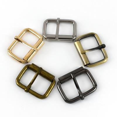 China Ally Meetee F2-13 32mm Rectangle Webbing Buckle Bag Hardware Accessories Adjustable Roll Pin Buckle for sale