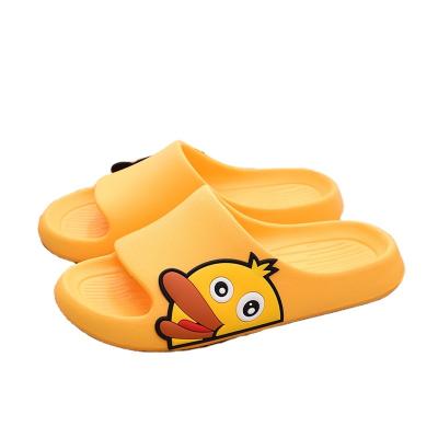 China Cushioning new LBK summer lovers yellow duck cartoon fashion home wear non-slip wear sandals for sale