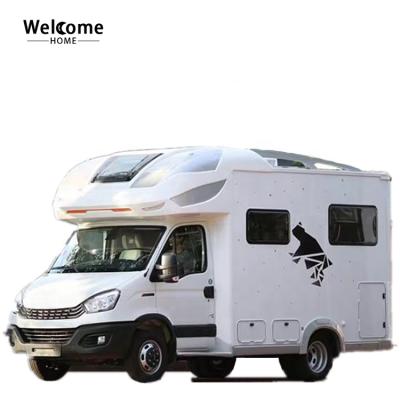 China Travel trailer motorhome factory lightweight design camper caravans motorhomes rv new for sale