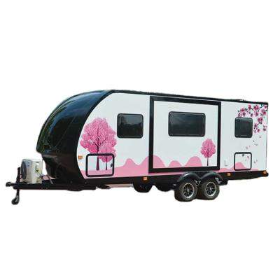 China High Quality Travel Trailer Small Travel Trailers Travel Trailer With Bathroom And Atmosphere Lighting for sale