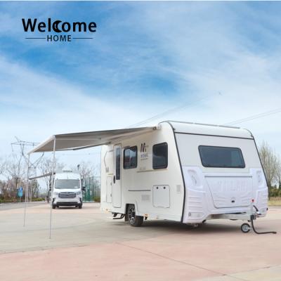 China High Quality Travel Trailer Caravan Trailer RV Berth Caravan Camper for sale