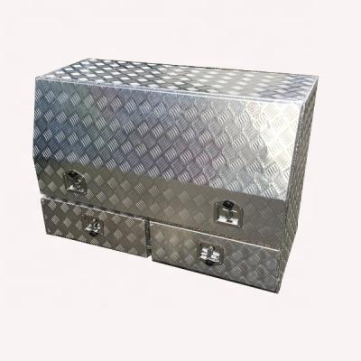 China Aluminum 2 drawer 1200x550x820mm Alu. Ute Boxes for sale