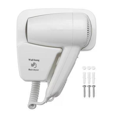 China Hotel and Family Bathroom Ionic Wall Mounted Hang Electrical Below Dryer Hair Dryer with Plug for sale