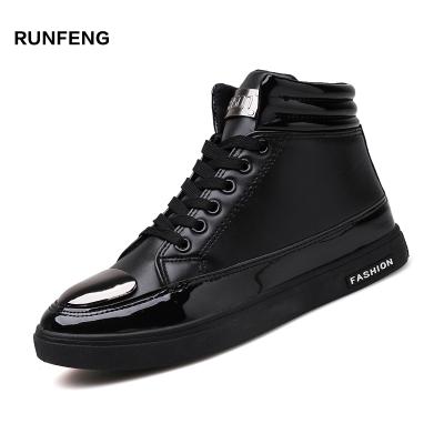 China 2019 Fresh Designed Wholesale Fashion Ankle Men's Casual Shoes New High Top Platform Shoes for sale