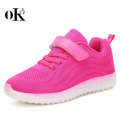 China USB News Lighting Sport LED Lace Up Comfortable Novelty Running Shoes for sale