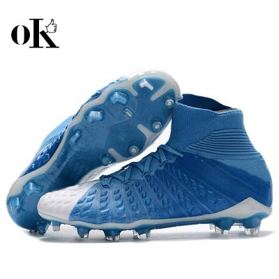 China Sports shoes/soccer boots/soccer shoes one for sale 2018 World Russia Superfly sports shoes men ankle soccer boots CR7 soccer shoe best high for sale