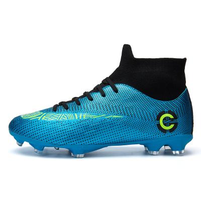 China Fashion\Logo Fabric Sneakers Sports Football custom wholesale comfortable\durable shoes soccer boots for men for sale