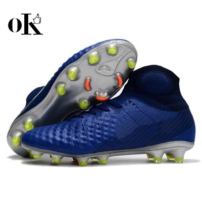 China Sports shoes/soccer/soccer boots shoes custom 2018 world cup brand superfly artificial turf soccer shoes high quality men indoor ankle for sale