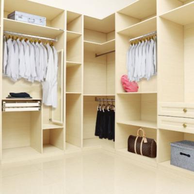 China Wardrobe Pure White Aluminum Wardrobe for sale