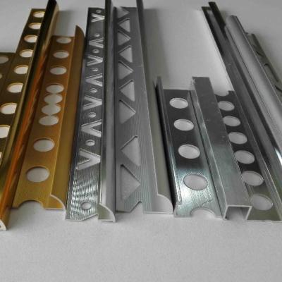 China OEM Ceramic Tile Decorative Aluminum Trim Exterior Corners Trim Custom Size for sale