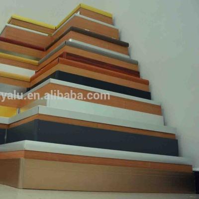 China Tile Trim Aluminum Skirting Profile For Wall Decoration In Different Finishing for sale