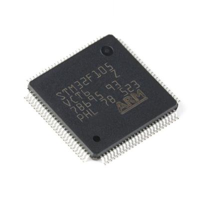 China STM32F105RCT6 standard original authentic microcontroller STM32F105VCT6 LQFP-64/100 for sale