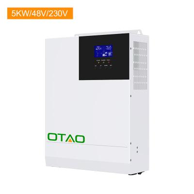 China Hot Sale Inverter Hybrid Solar Charger All In One Solar Inverter Carutu Hybrid Inverter 48V 5000W 80A Wechselrichter Solis Off Grid Inversor Hybrid Inverter for sale