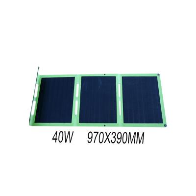 China 0.25T Tempered PET Folding Charger Solar Panel Solar Panels Other Renewable Energy 40W 100W Outdoor Photovoltaic Panel Zonnepanelen Handybrite for sale