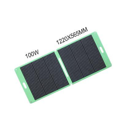 China 0.25T Tempered Handybrite Portable Outdoor Solar Power System Camping Power Station Solar Panel 100W 40W PET Solar Panel Photovoltaic Panel for sale