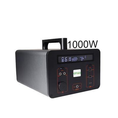 China Long Cycle Life 500W 1000W Hot Sale Lifepo4 Power Station Iron Phosphate Battery Portable Energy Storage Battery Pack Baterias De Litio Lithium for sale