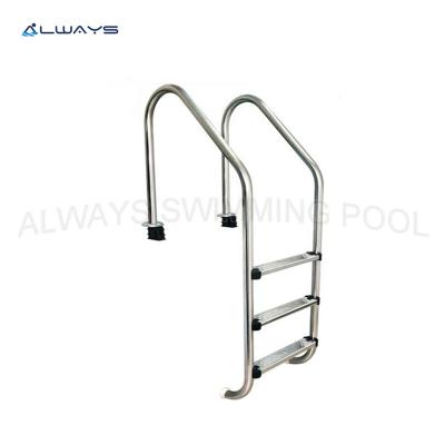 China Water Fun Sets Swimming Pool Equipment Safety Stainless Steel Deck Lifeguard Chair Ladder for sale