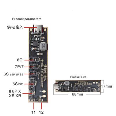 China Activate Battery Activation Tools C-001Phones Fast Battery Repair Refill Tool for iPhone 11 12 pro X max XS max XR 6 6s 7 8 for sale