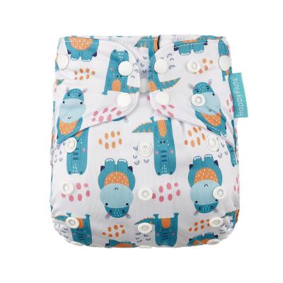 China HappyFlute Baby Pocket Cloth Baby Diaper Reusable Cloth Diaper Printed Baby Cloth Diaper for sale