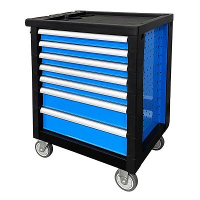 China Durable And Mobile 770mm Cheap Heavy Duty 27 Inch 7 Drawer Tool Cart For Workshops for sale