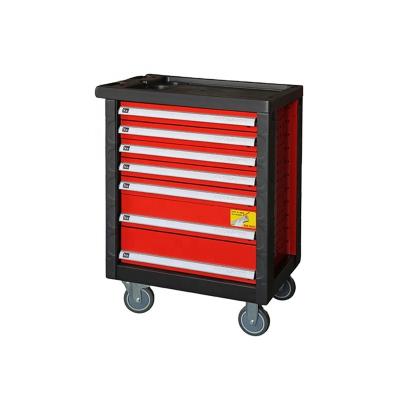 China Professional Durable Metal Car Repair Tool Kit Workshop Hand Repair Tool Kit With Trolley Garage Steel Cabinet On Wheels for sale