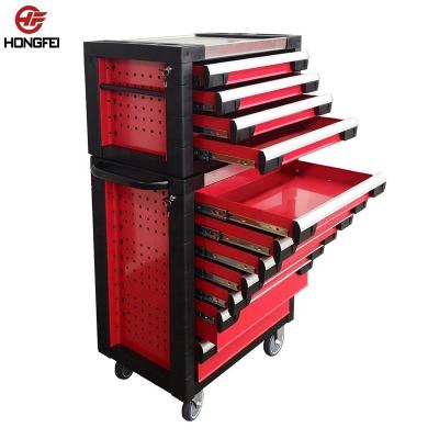 China Durable Stainless Steel Top Cover Garage Equipment Tool Boxes And Storage Cabinets for sale