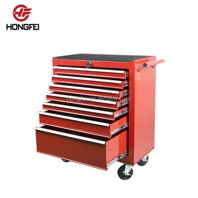 China Powder Coating And Silk Printing 24 Inch Middle 5 Steel Car Drawer Roller Tool Cabinets for sale