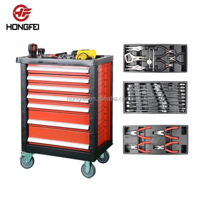 China Silk Printing Or Laser Mark Diesel Mechanic Tool Kit With OEM Toolbox Roller Cabinet for sale