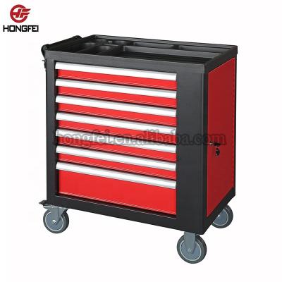 China Longevity; Security ; Rust Resistant Protection 7 Drawers Tool Cabinet With Wheels With Lock for sale