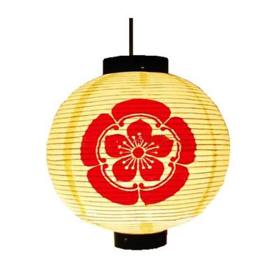 China Traditional Custom Printing Japanese Round Flower Paper Lantern from Japan for sale