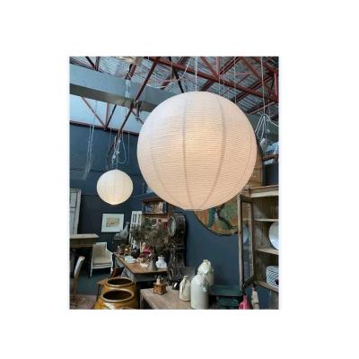 China Europe large size 36 inch (90 cm) round white paper lantern wedding lantern for party decoration for sale