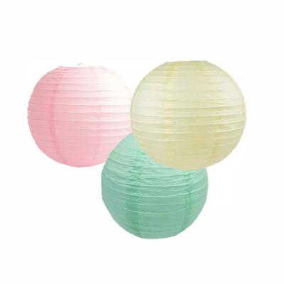 China Japan Round Paper Lantern Party Decoration For Party Atmosphere for sale