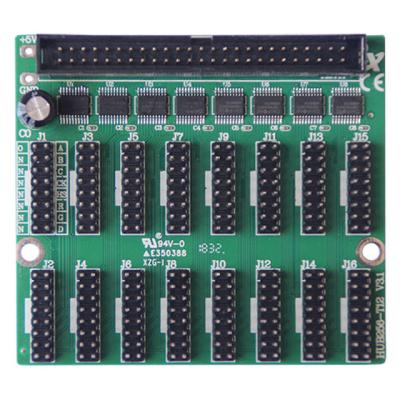 China HUB256-T12 interface use together 50Pin connect to single/double color display screen for sale