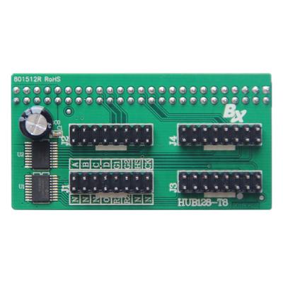 China HUB128-T08 backside use together with 50Pin inserting connect for single/dual color display screen for sale