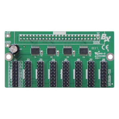 China HUB128-T12 Interface Backside Use Together With 50Pin Inserting Connect To Single / Dual Color Display Screen for sale