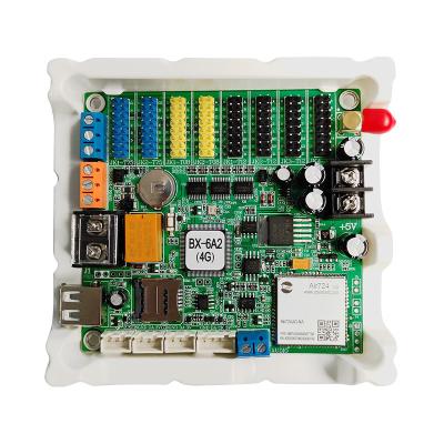 China BX-6A2&4G Indoor Wireless LED Control Card For Tri Color LED Screen Rolling Text Gprs Module Controller for sale