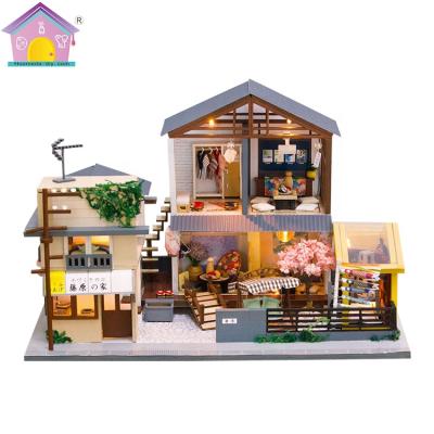 China Wonderful Gift Japanese Style Large Size Diy Miniature Dollhouse New for sale