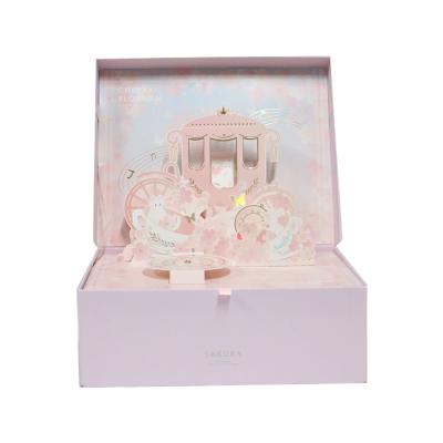 China Factory Direct Sales Recyclable Pink Christmas Gift Packaging Boxes Christmas Gifts For Kids Christmas Gift Box for sale