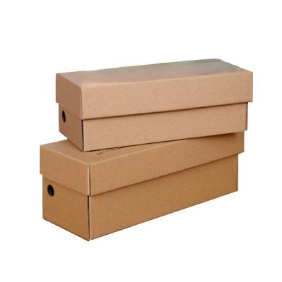 China Other Kraft Old Beijing Running Shoes Wholesale Corrugated Folding Cloth Shoes In Customized Storage Box for sale