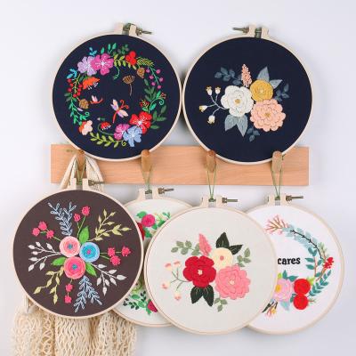 China 120g DIY Embroidery Cloth Bag Thread Embroidery Material Kit for sale