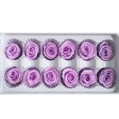 China wholesalers high quality preserved flower 3-4 cm preserved roses stabilized 3-4cm everlasting natural preserved fresh for sale