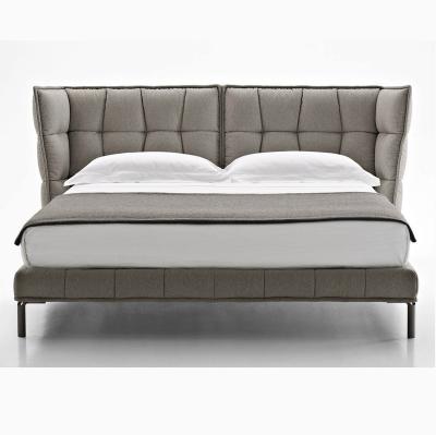 China Expandable Italian Modern Minimalism Designer Brand Home Furniture Single King Size Bed for sale