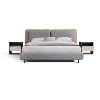 China Brand Design Extendable Italian Furniture Modern Minimalism Single King Size Bed for sale