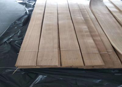 China Het kwart sneed Bruin Ash Wood Veneer Sheets For-Meubilair 0.2mm voor Triplex Te koop