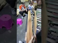 high quality russia elm quarter cut veneer sheet for furniture