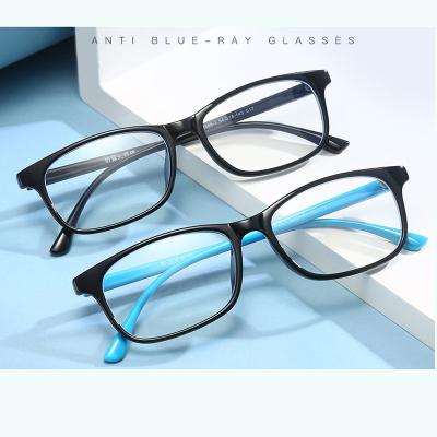 China Computer Glass Teenagers Eyeglass Blue Blocking Anti Blue Light Blocking Glass Kids Frames for sale