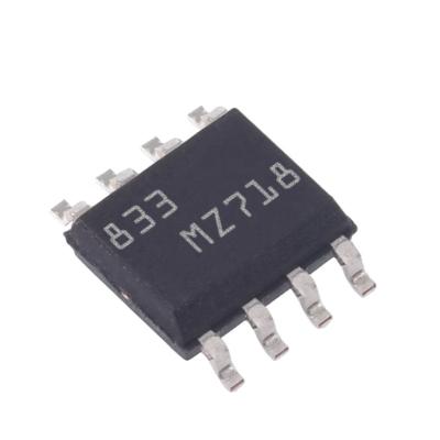 China New and original normal SOP-8 sound frequency chip integrated circuit IC LM833DT electronic amplifier for sale