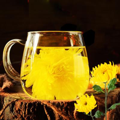 China EU/USDA Drink Emperor Special Organic Golden Chrysanthemum Customized Gift Packed Big Flower Tea Jinsihuangju for sale