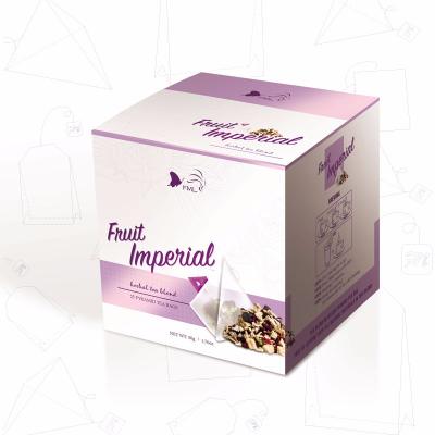 China Imperial Flower Tea Bags OEM Natural Biodegradeable Tea Fruit Tea Bags Mixed Flavor Tea for sale